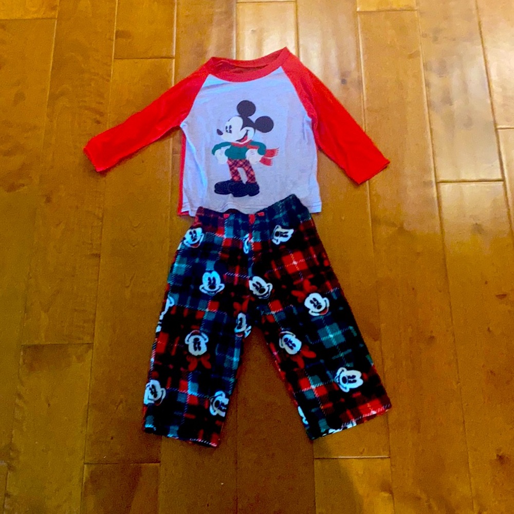 Toddler Size 2T Mickey Pajamas